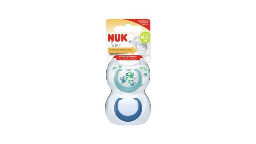Nuk Silicone Soother 2/Box All 2