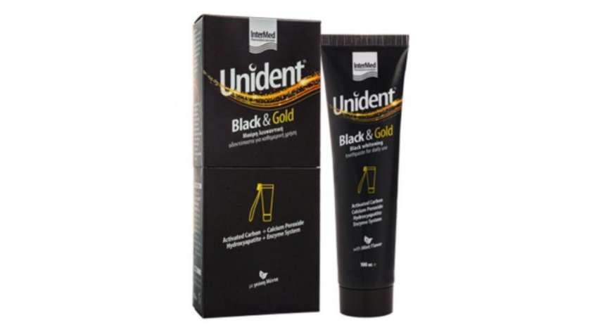 Unident Black And Gold Toothpaste 100ml