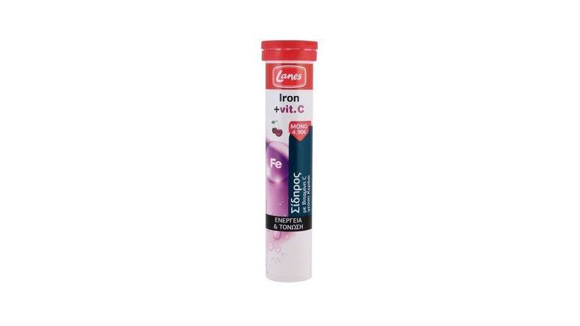 Lanes Iron Vit C Soluble Tablets 20