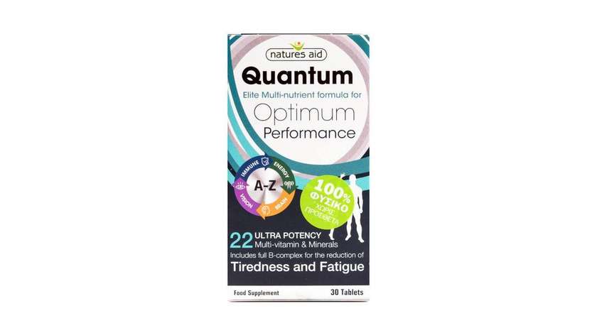 Natures Aid Quantum Optimum Performance Mult. Vit. Tab 30