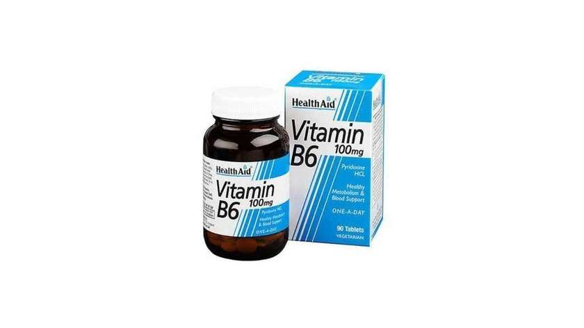 Health Aid Vitamin B6  Tab 90 X 100mg