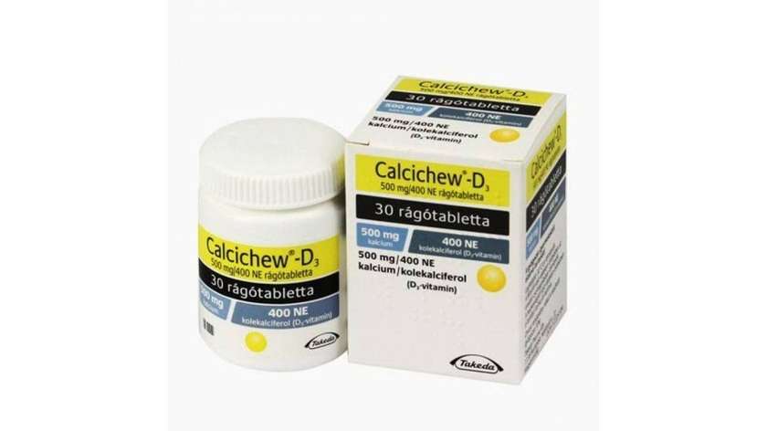 Calcichew D3 Tab 60 X 500mg/400Iu
