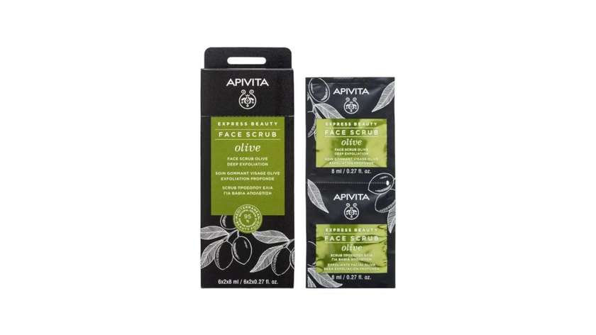 Apivita Express Face Scrub 2X Olive 10ml
