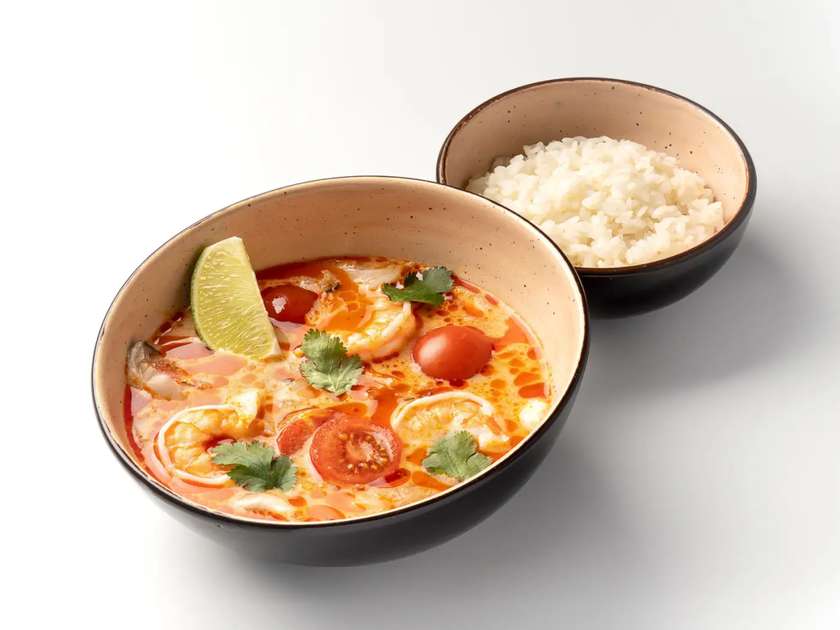 Том Ям з креветками