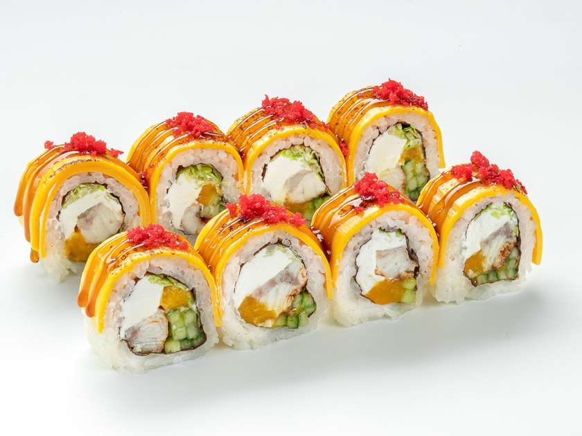 Рол Чеддер з вугрем та манго