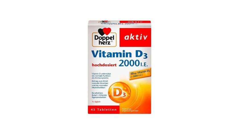 Doppelherz Vitamin D3  Tab 45 X 1000Iu