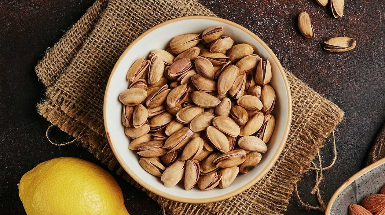 Salty pistachios