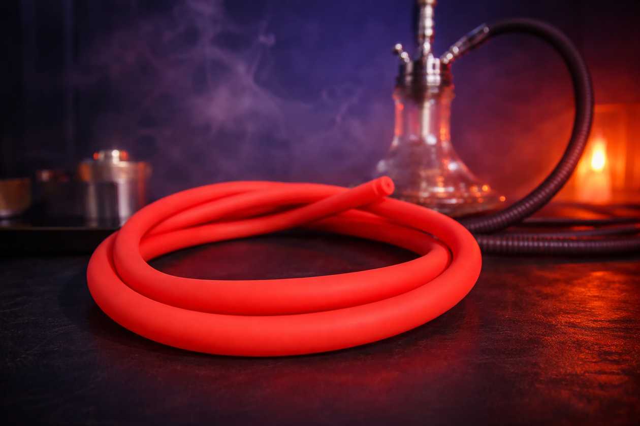 Silikon Qəlyan Şlanqı (Hookah Hose)
