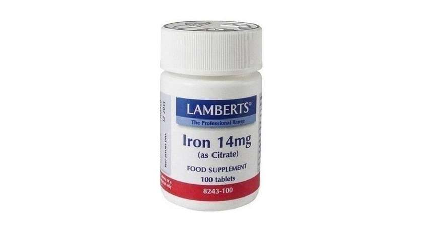Lamberts Iron Tab 100 X 14mg