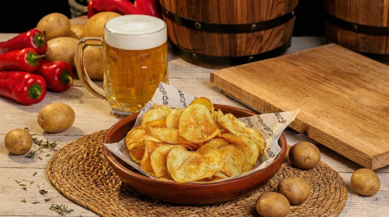 Homemade potato chips