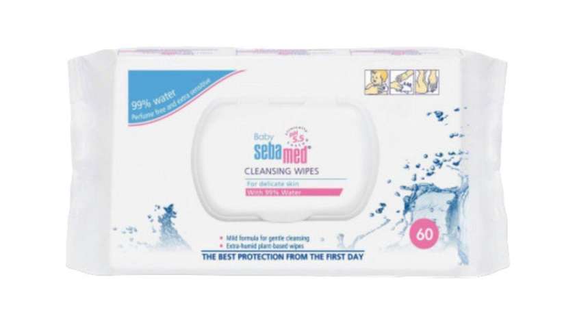 Seba Med Baby Water Wipes 1+1 Free
