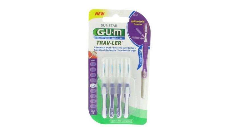 Gum 1512 Proxabrush Traveller 12 Lila