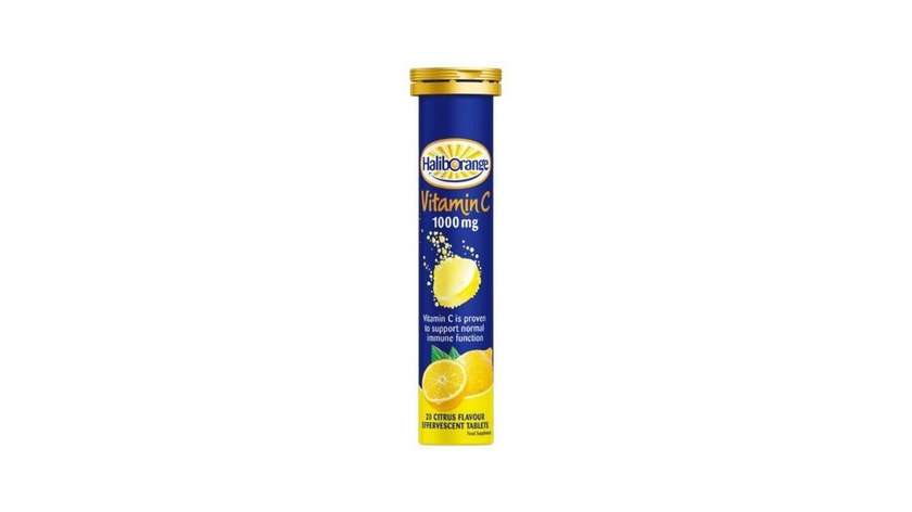Haliborange Vitamin C Sugar Free Adults 1000mg Blackurrant 20 Effervescent Tablets