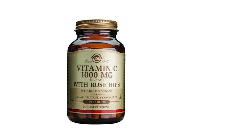Solgar Vit C 1000 Rosehips Tab 100 X 1000mg