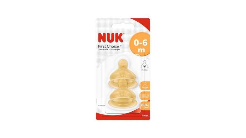 Nuk Latex Teat For Milk Size1 None
