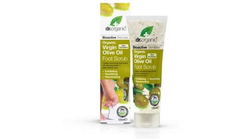 Dr Organic Virgin Olive Oil Foot Scrub 125ml