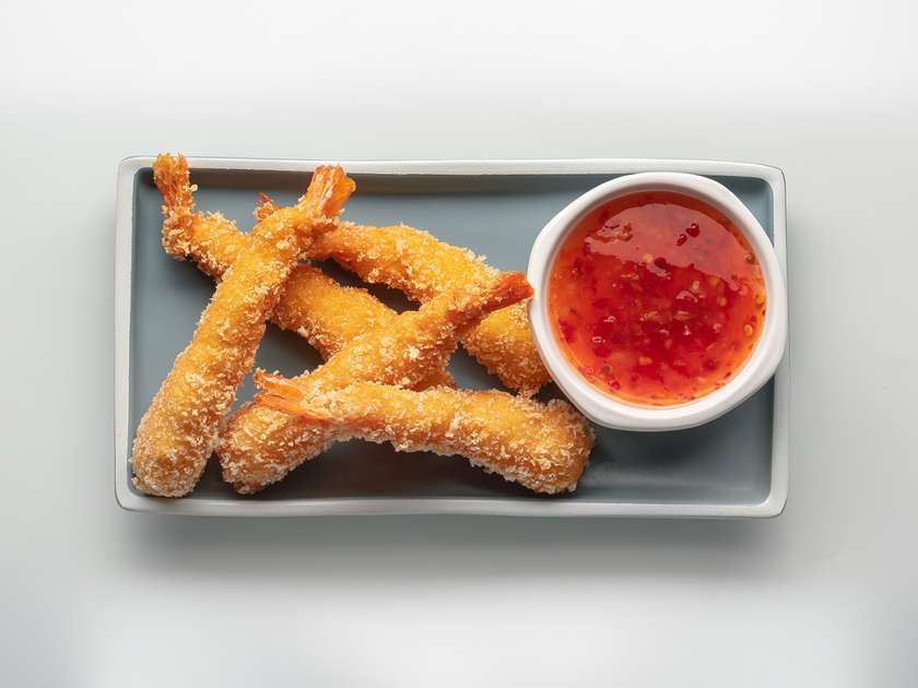 Креветки в темпурі