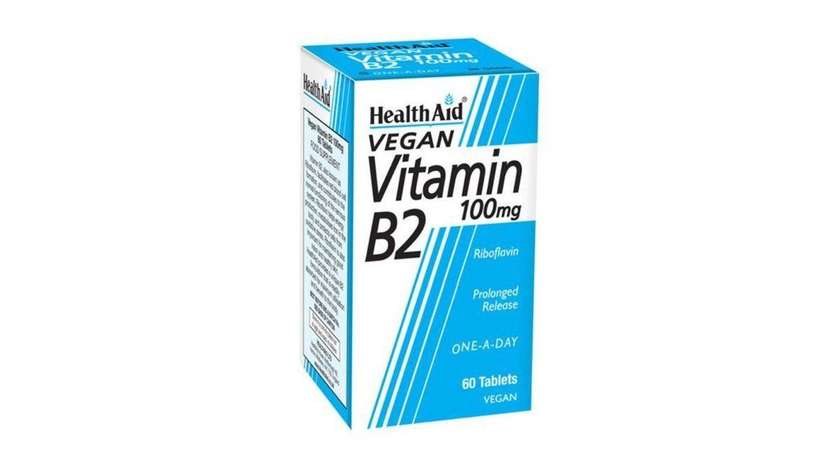 Health Aid Strong Vitamin B2  Tab 60 X 100mg