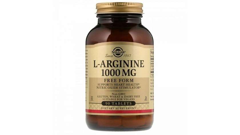 Solgar L-arginine 1000 90 Tablets