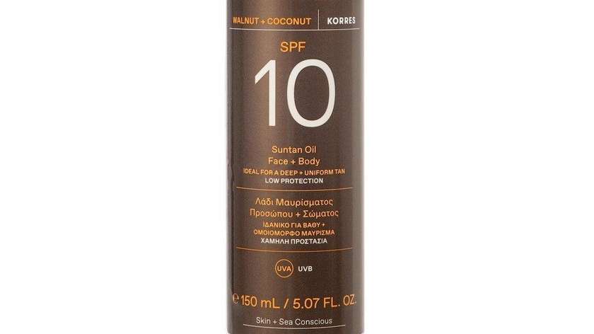 Korres Oil Suns Spf 10 150ml