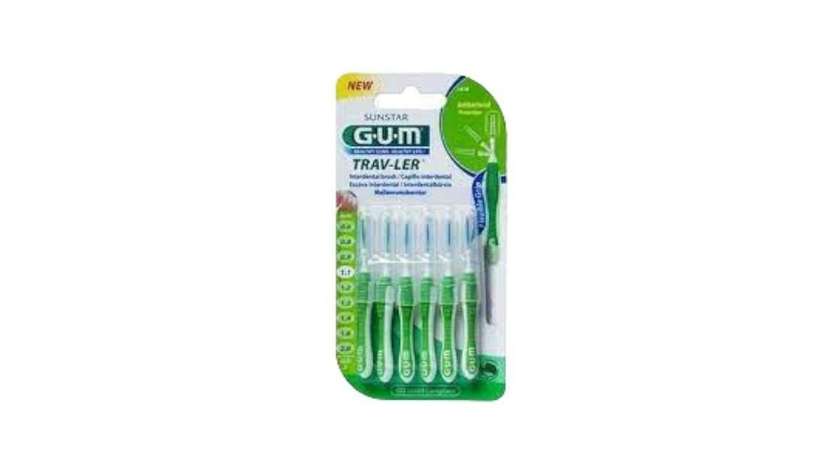 Gum 1414 Proxabrush Traveller 11 Green