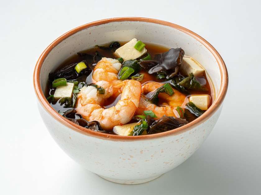 Місо суп з креветками