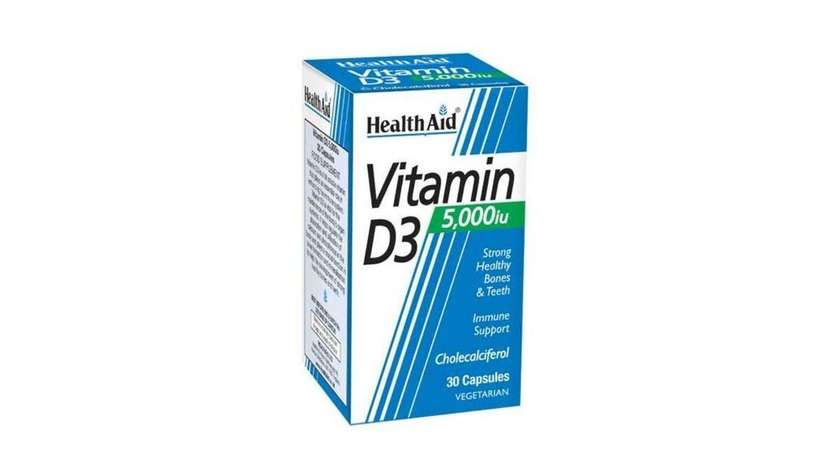 Health Aid Vitamin D3 Caps 5000Iu