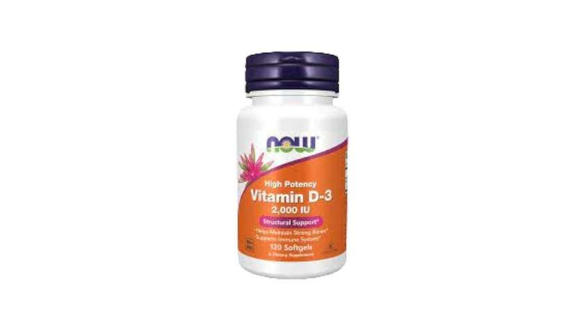 Now Vit D3  Soft Gels 120 X 2000Iu