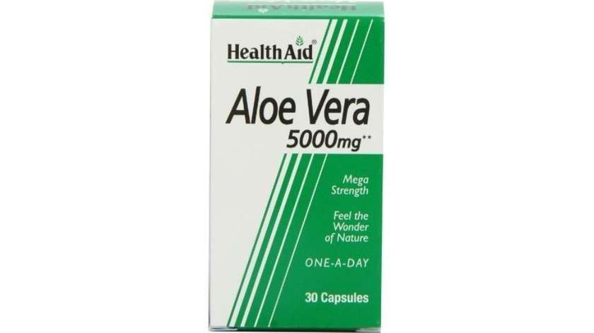 Health Aid Aloe Vera Tab 30 X 5000mg
