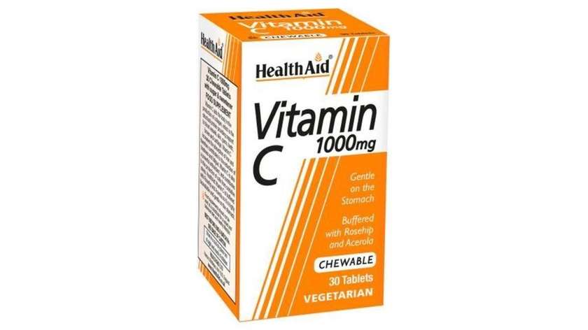 Health Aid Vitamin C  Chewable Tablets 30 X 1000mg
