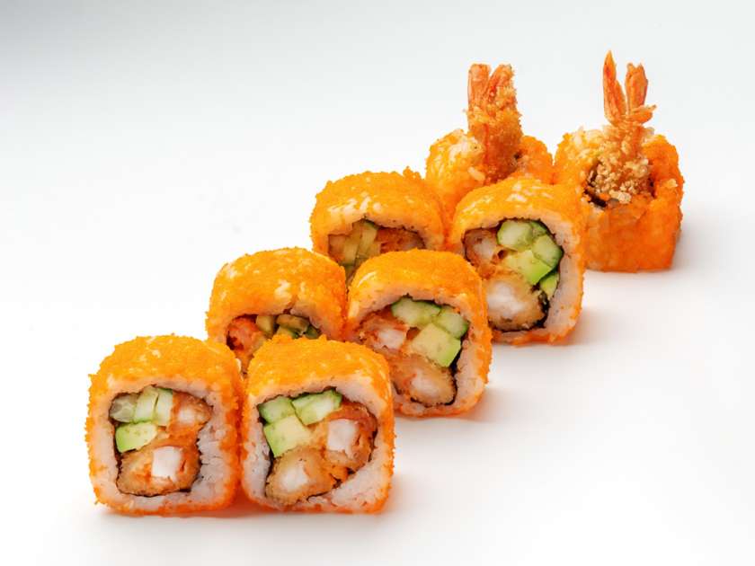 Каліфорнія спайсі з креветкою