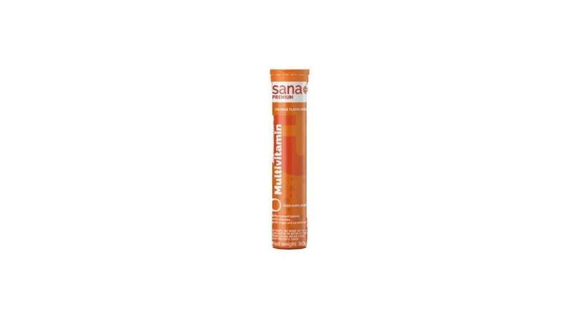 Sana Plus Eff Multivitamin Stevia Orange Efferv 20