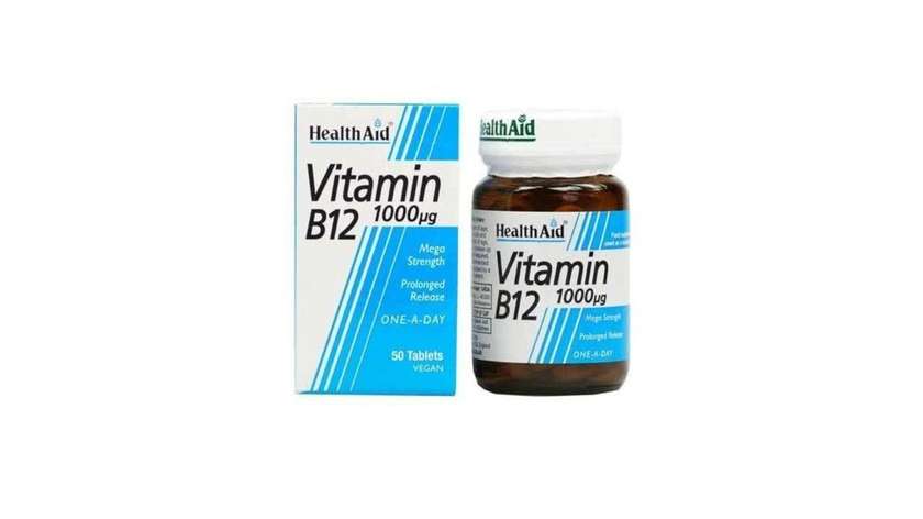 Health Aid Vit B12  Tab 50 X 1000Mcg