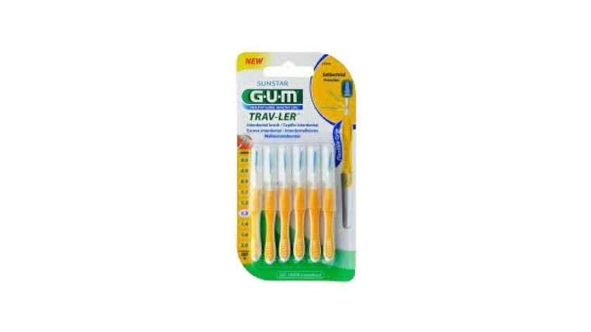 Gum 1514 Proxabrush Traveller 13 Yellow