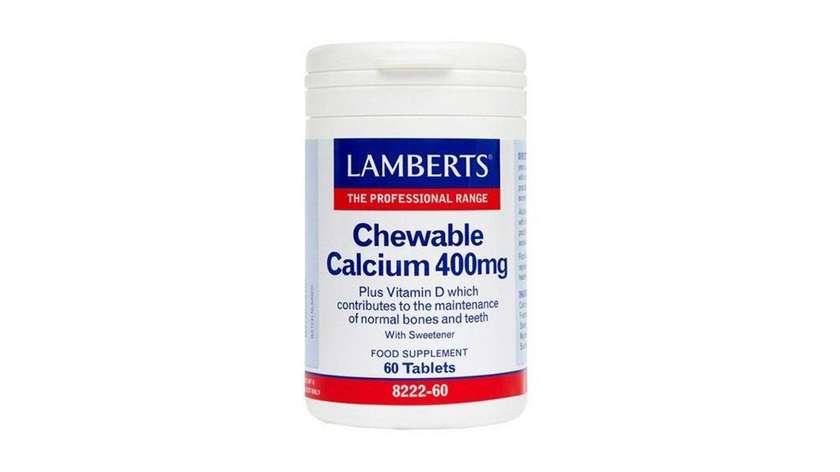Lamberts Calcium Chewable Tablets 400mg