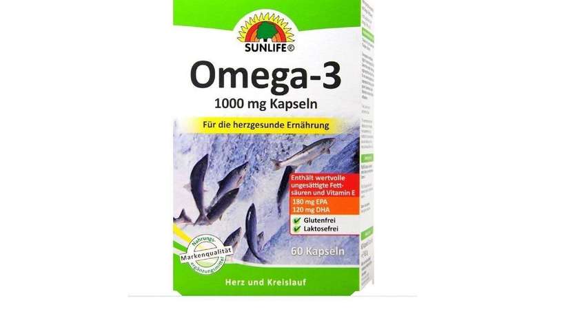 Sunlife Omega 3  Caps 60 X 1000mg
