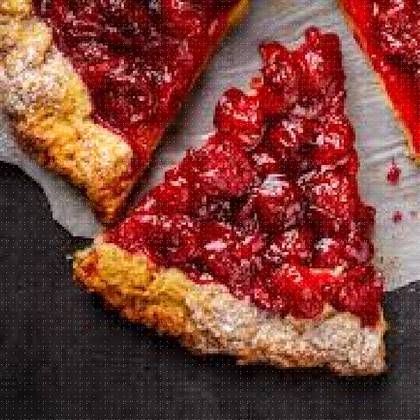 Tarta cu branza dulce si visine