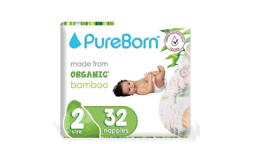 Pure Born 2 Single (32 Nappies / Pack)
