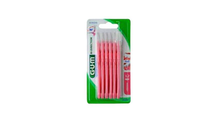 Gum 2614 Proxabrush BiDirection Fine Pink