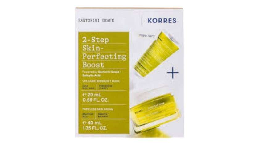 Korres Set Santo Grape Mois Cream