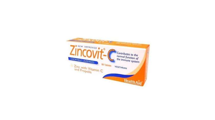Health Aid Zincovit C Chewable Tablets 60