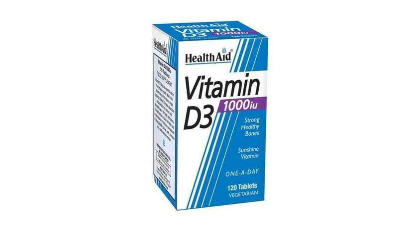 Health Aid Vitamin D3  Tab 120 X 1000Iu