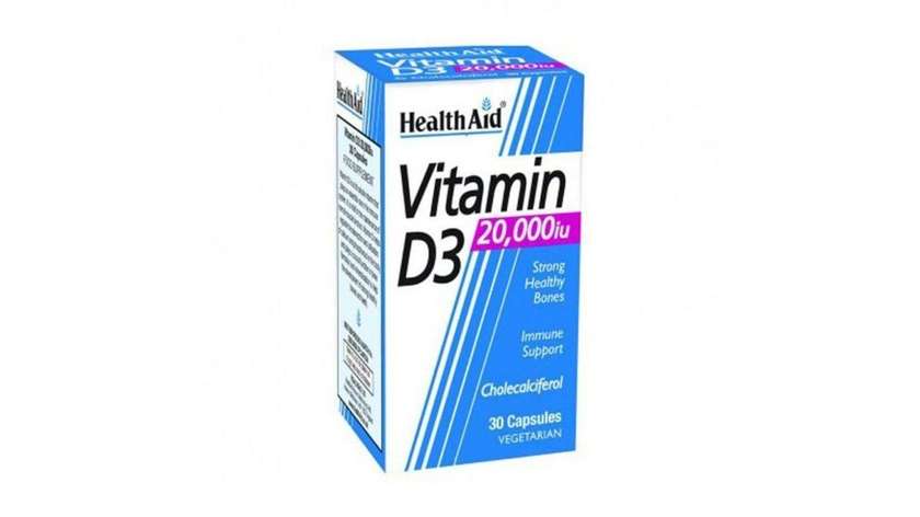 Health Aid Vit D3  Tab 30 X 20000Iu