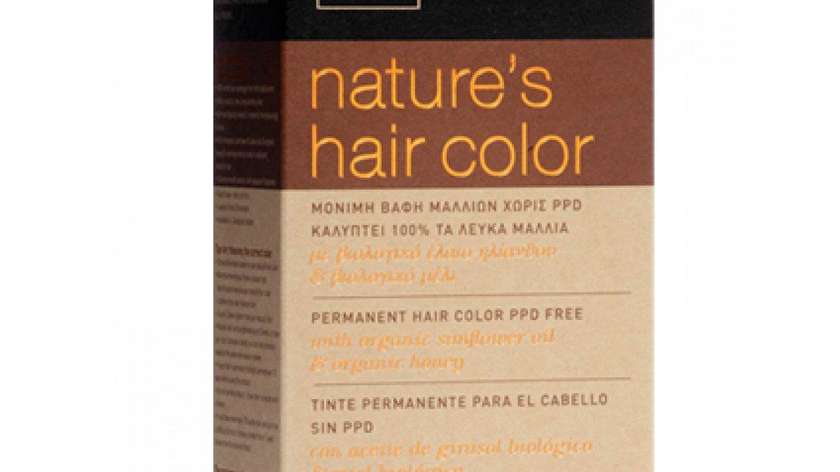 Apivita Nature'S Hair Color N747 Μπεζ Χάλκινο