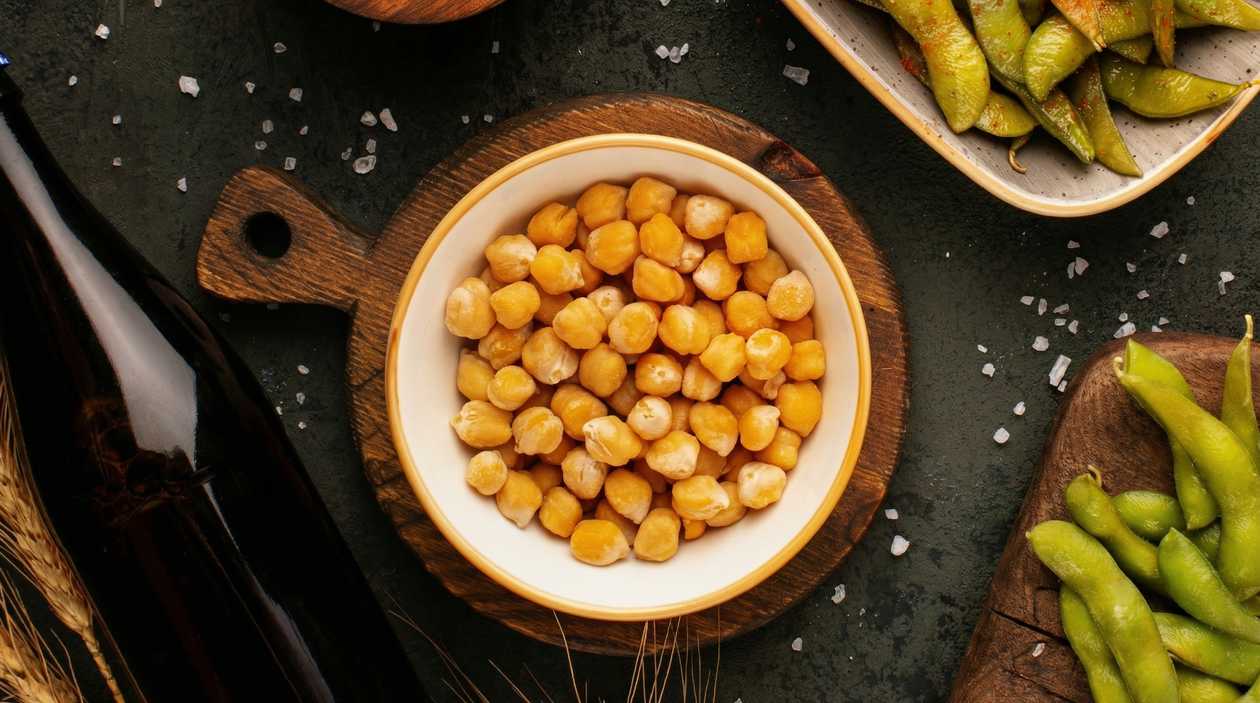 Boiled chickpeas