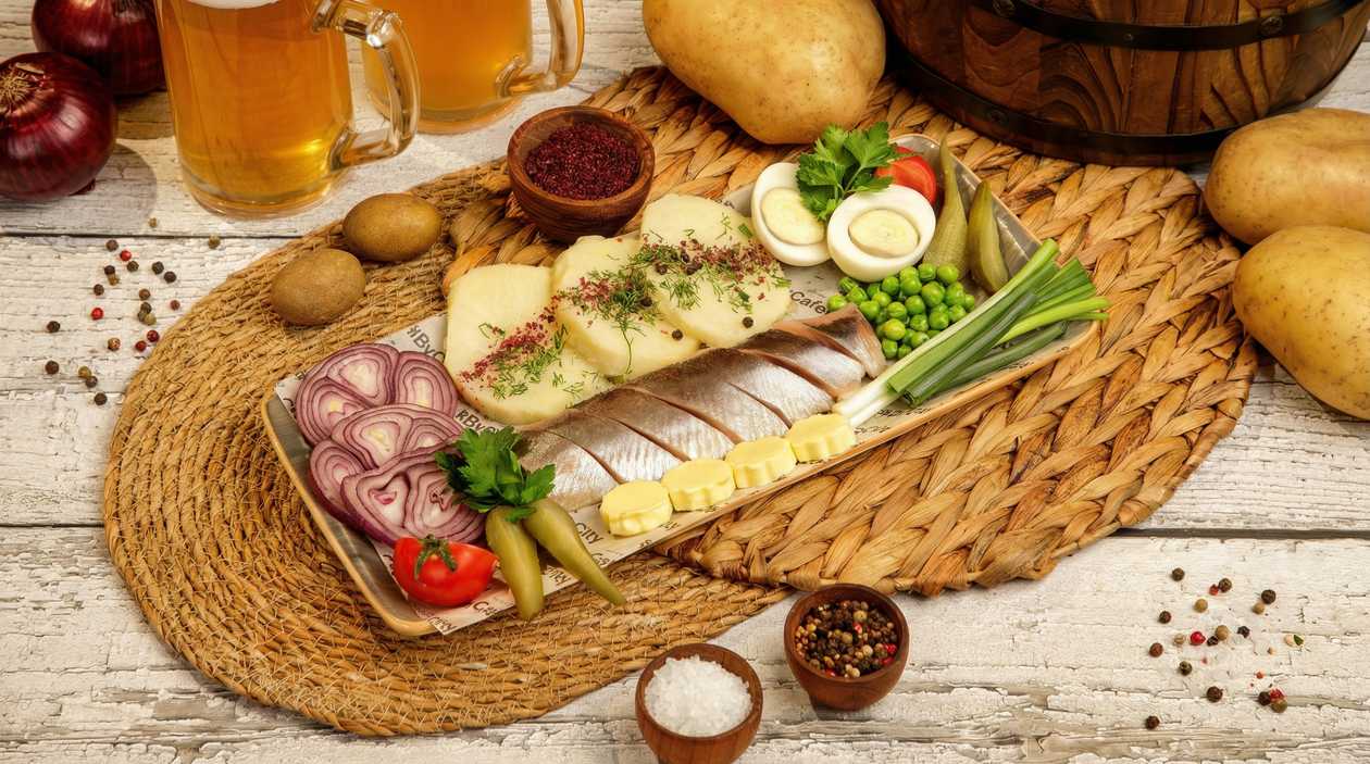 Herring with potato