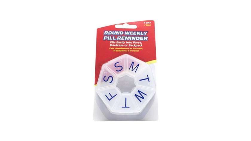 Acu Med Round Weekly Pill Reminder
