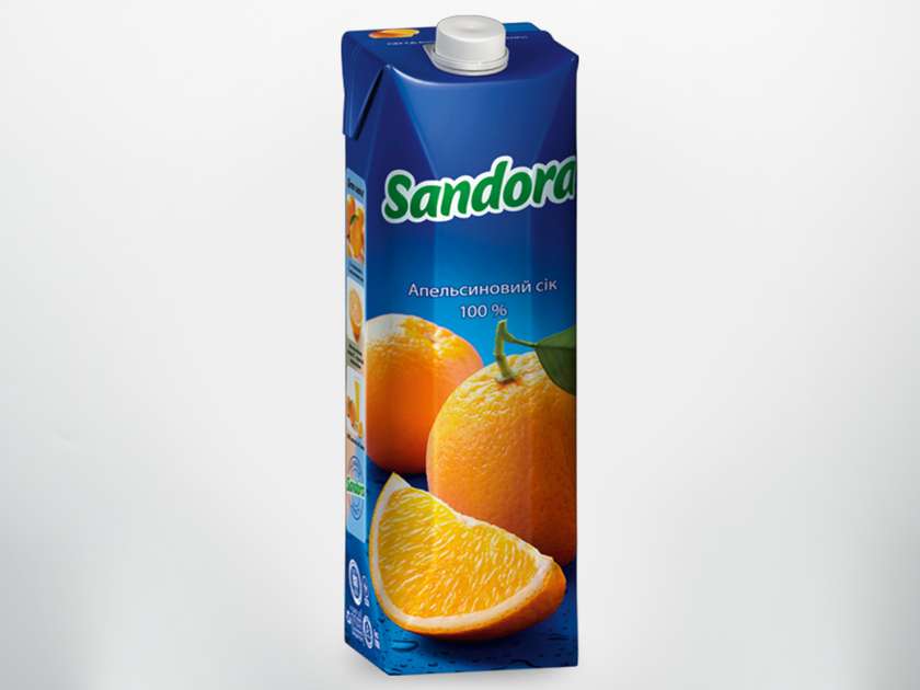 Соки Сандора в асортименті