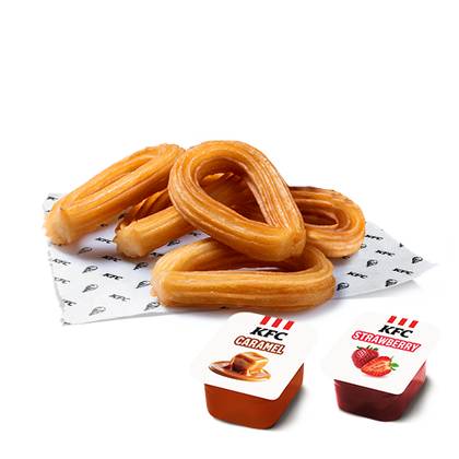 5  Churros with 2 dips