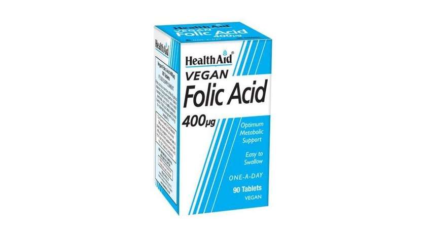 Health Aid Folic Acid  Tab 90 X 400mg